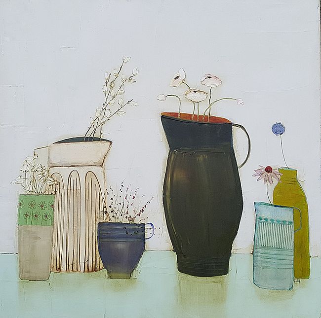 Eithne  Roberts - Katkin jug and other blooms